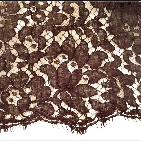 MONIQUE LHUILLIER lace overlay skirt ❤️ - Picture 2 of 5